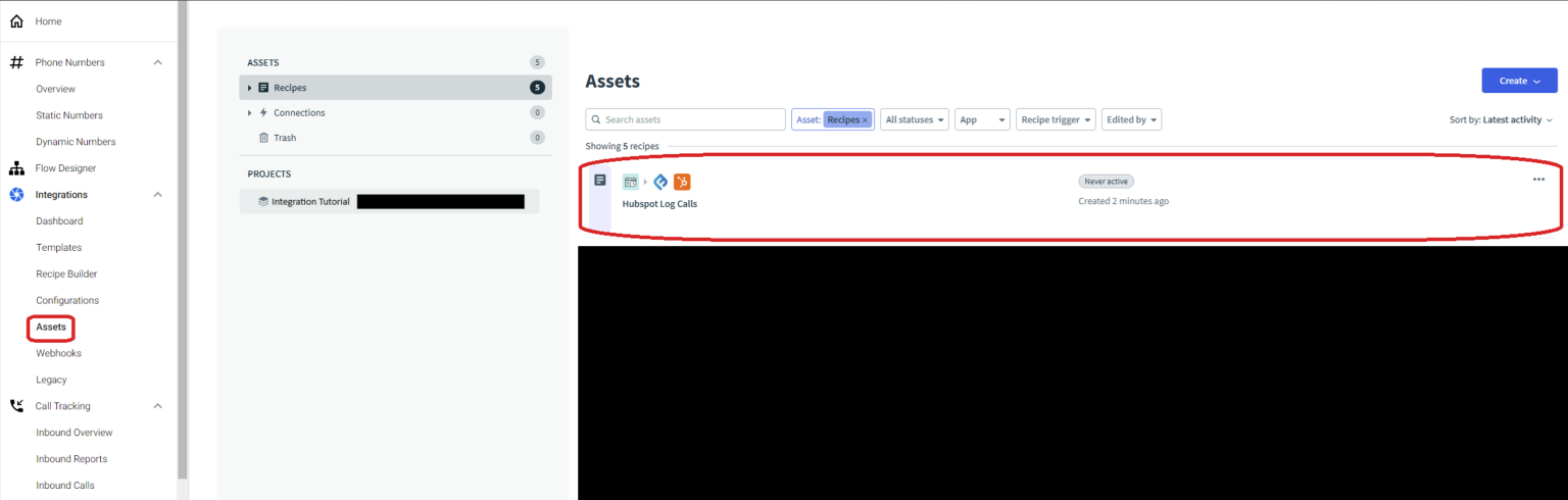 Virtual Call Tracking - Hubspot Integration